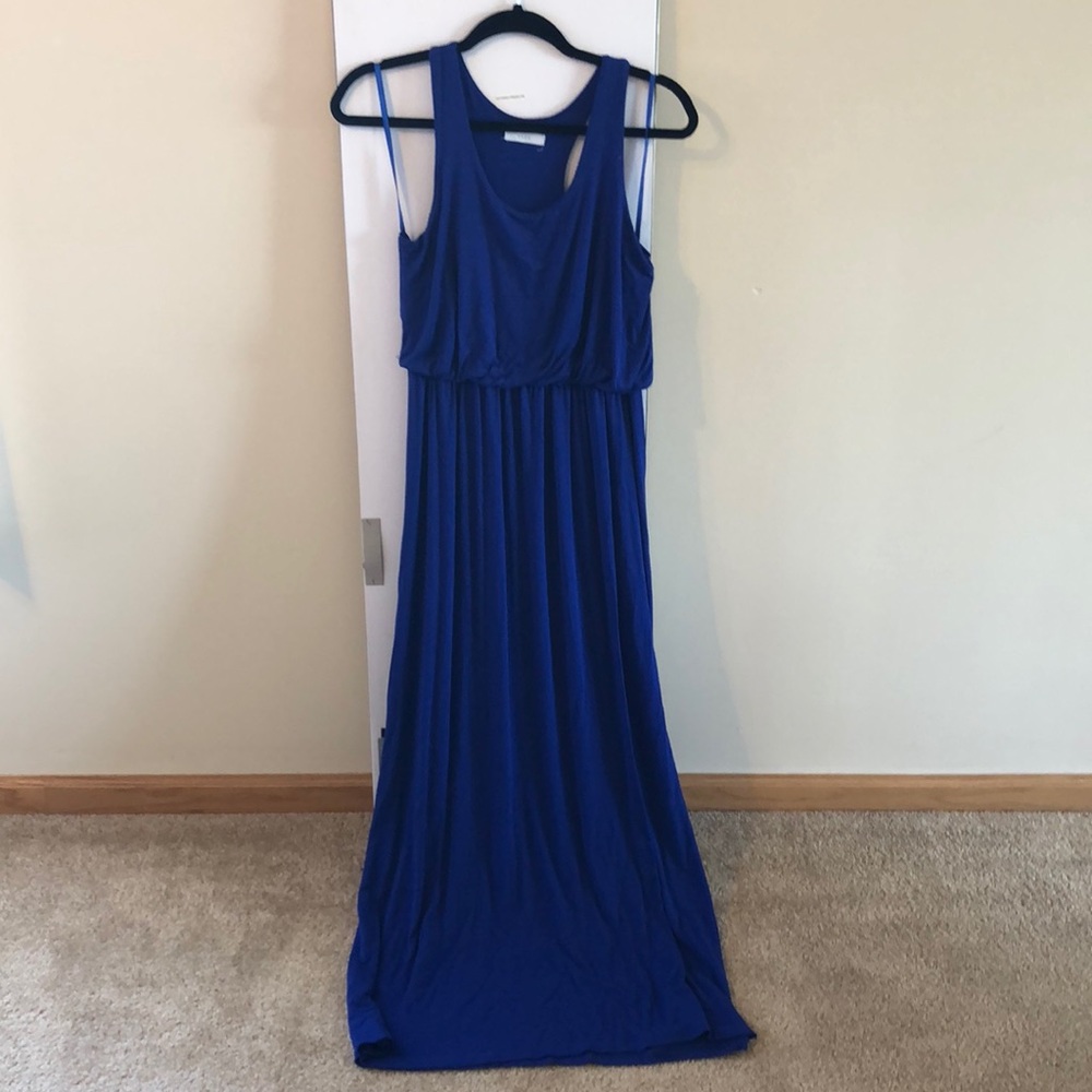 Women’s Blue tank maxi dress size L